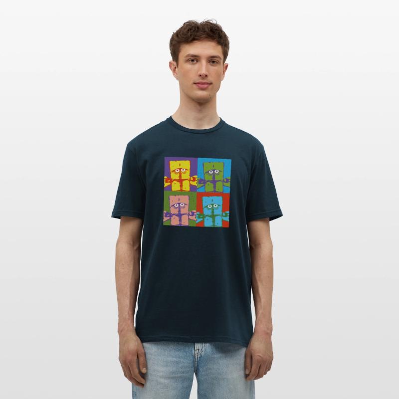 Bernd Das Brot Pop_Art Buntes Design Navy photo 1