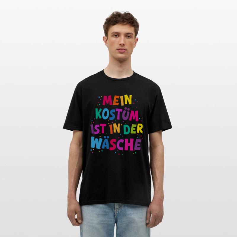 Karneval Fasching _ Mein Kostüm ist in der Wäsche Schwarz photo 1
