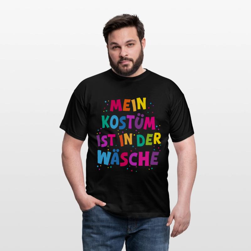 Karneval Fasching _ Mein Kostüm ist in der Wäsche Schwarz photo 2