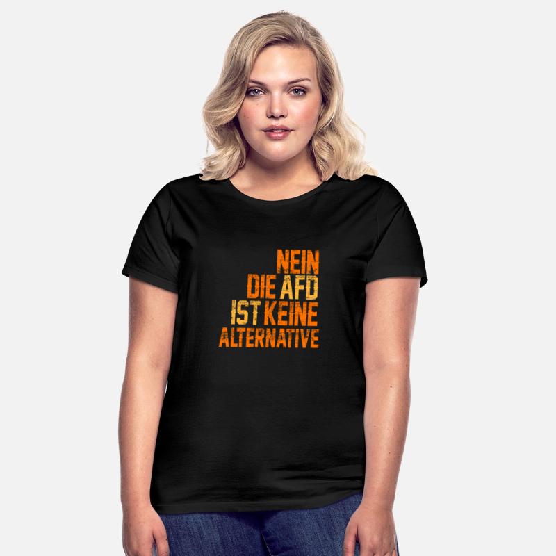 NEIN DIE AFD IST KEINE ALTERNATIVE Schwarz photo 3