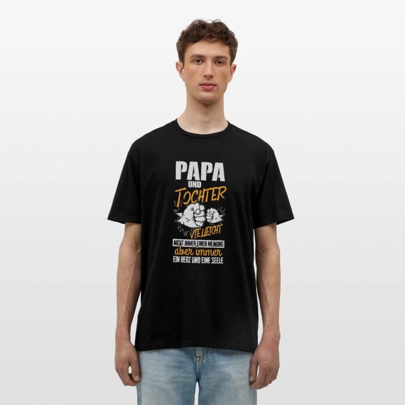Papa Und Tochter Geschenk Schwarz photo 1
