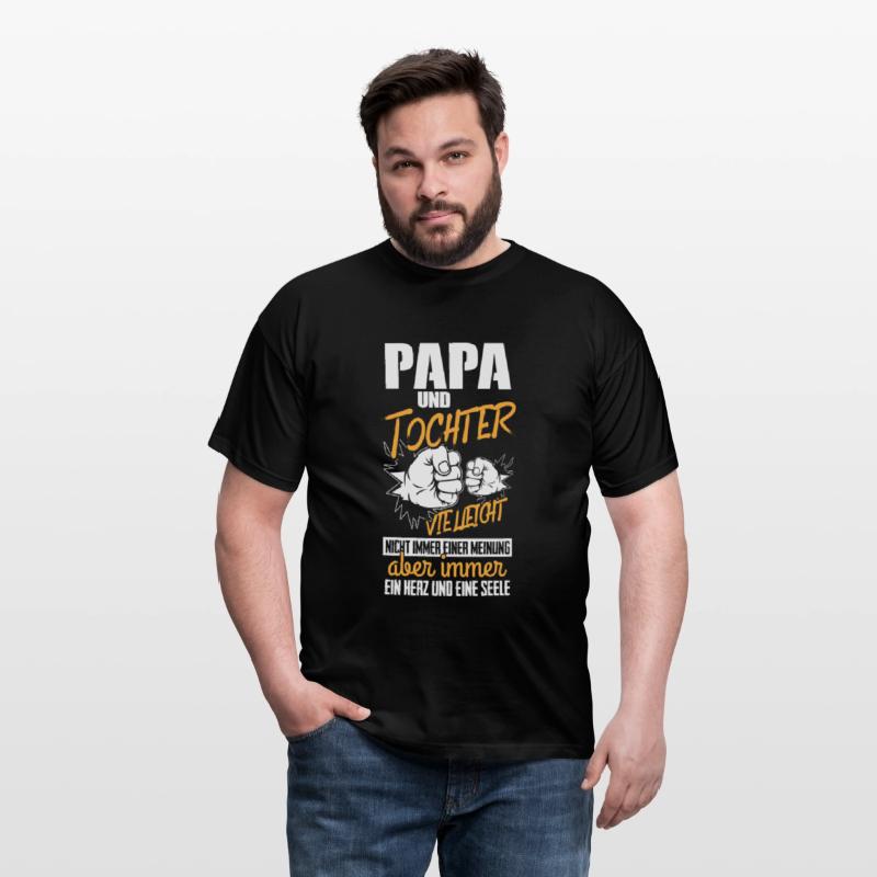 Papa Und Tochter Geschenk Schwarz photo 2