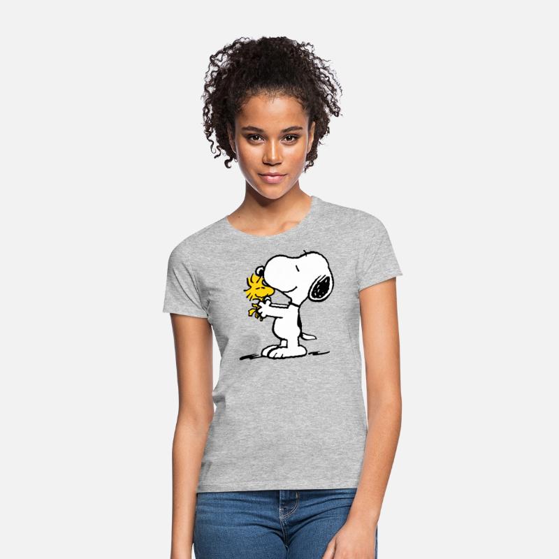 Peanuts Snoopy Und Woodstock Grau meliert photo 1