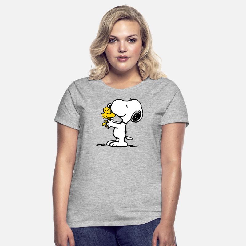 Peanuts Snoopy Und Woodstock Grau meliert photo 3