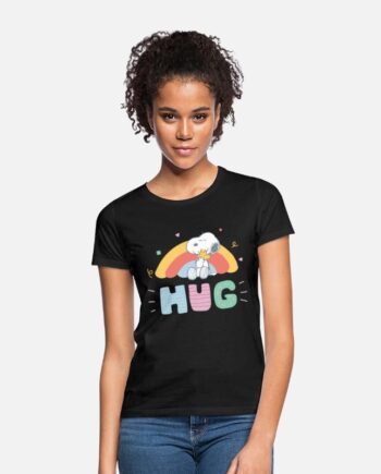 Peanuts Snoopy _ Woodstock Hug Schwarz photo 1