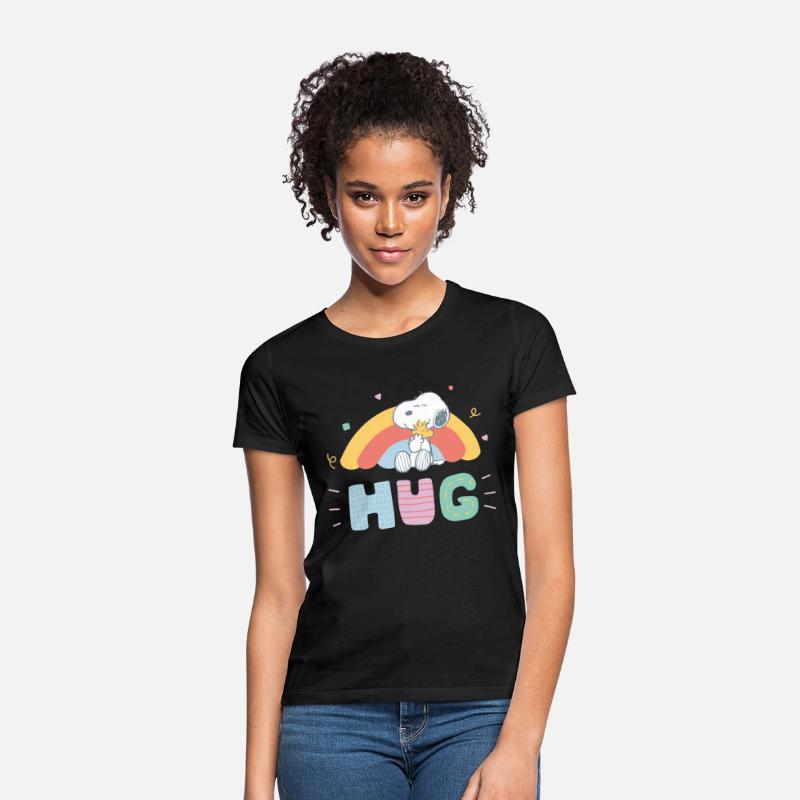 Peanuts Snoopy _ Woodstock Hug Schwarz photo 1