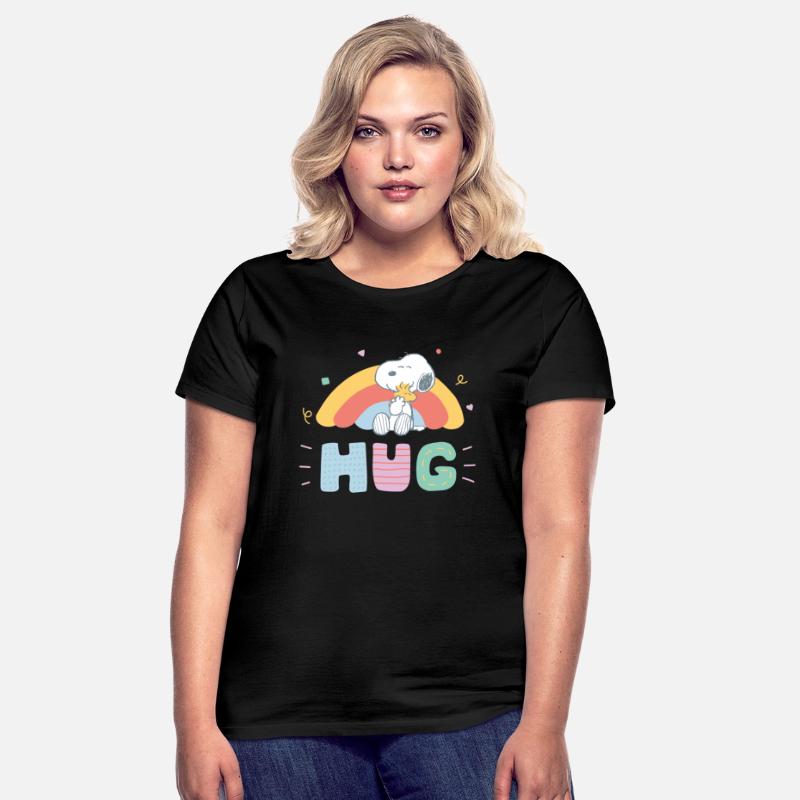 Peanuts Snoopy _ Woodstock Hug Schwarz photo 3