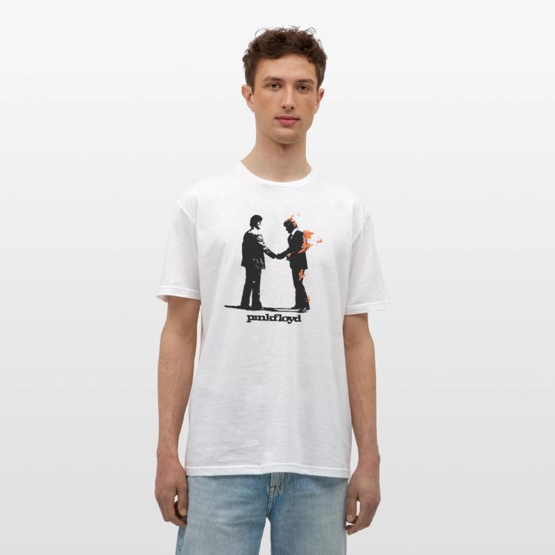 Pink Floyd Album Cover Und Logo Weiß photo 1