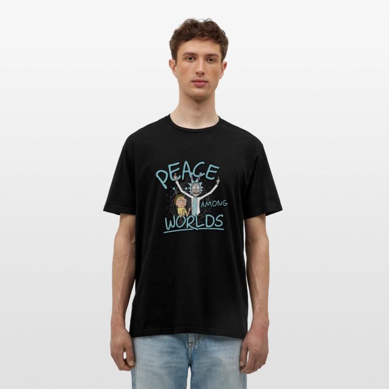 Rick _ Morty Peace Among Worlds Schwarz photo 1