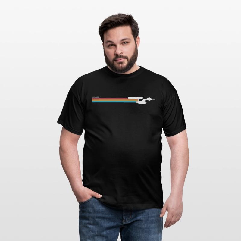 Star Trek The Original Series NCC_1701 Regenbogen Schwarz photo 2