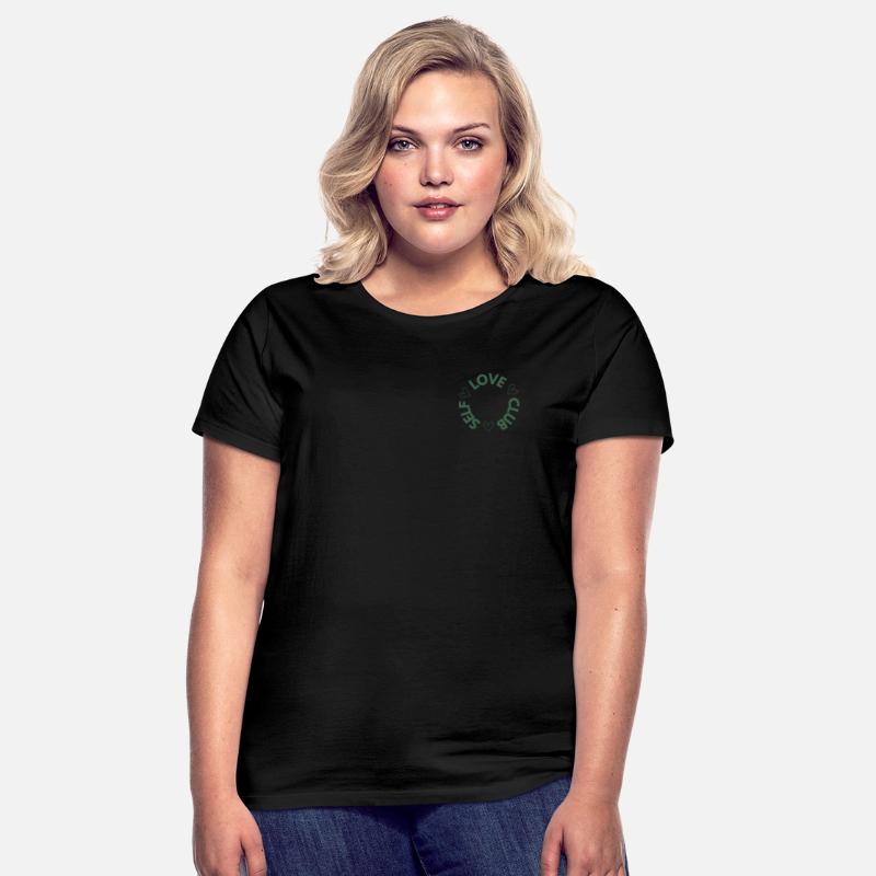 T_Shirt Self Love Club Schwarz photo 3